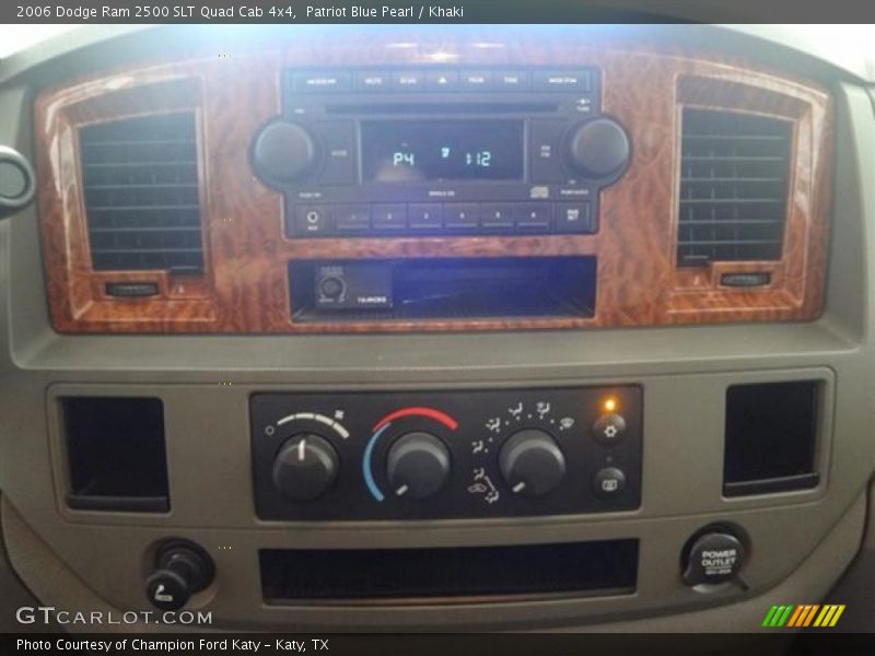 Patriot Blue Pearl / Khaki 2006 Dodge Ram 2500 SLT Quad Cab 4x4