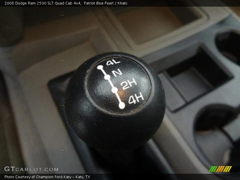 Patriot Blue Pearl / Khaki 2006 Dodge Ram 2500 SLT Quad Cab 4x4