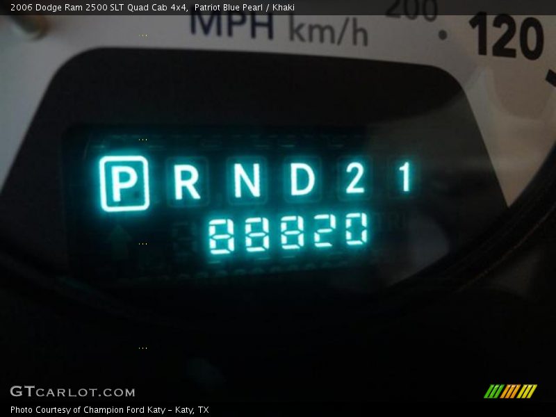 Patriot Blue Pearl / Khaki 2006 Dodge Ram 2500 SLT Quad Cab 4x4