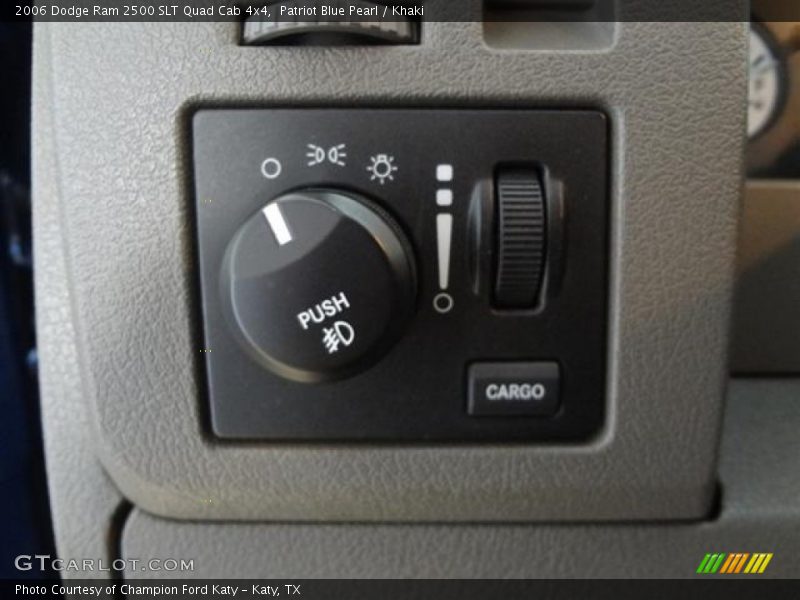 Patriot Blue Pearl / Khaki 2006 Dodge Ram 2500 SLT Quad Cab 4x4