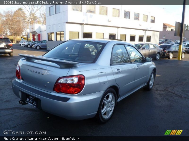 Platinum Silver Metallic / Dark Gray 2004 Subaru Impreza WRX Sedan