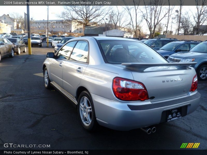 Platinum Silver Metallic / Dark Gray 2004 Subaru Impreza WRX Sedan
