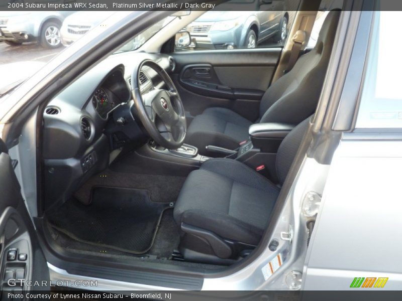 Platinum Silver Metallic / Dark Gray 2004 Subaru Impreza WRX Sedan