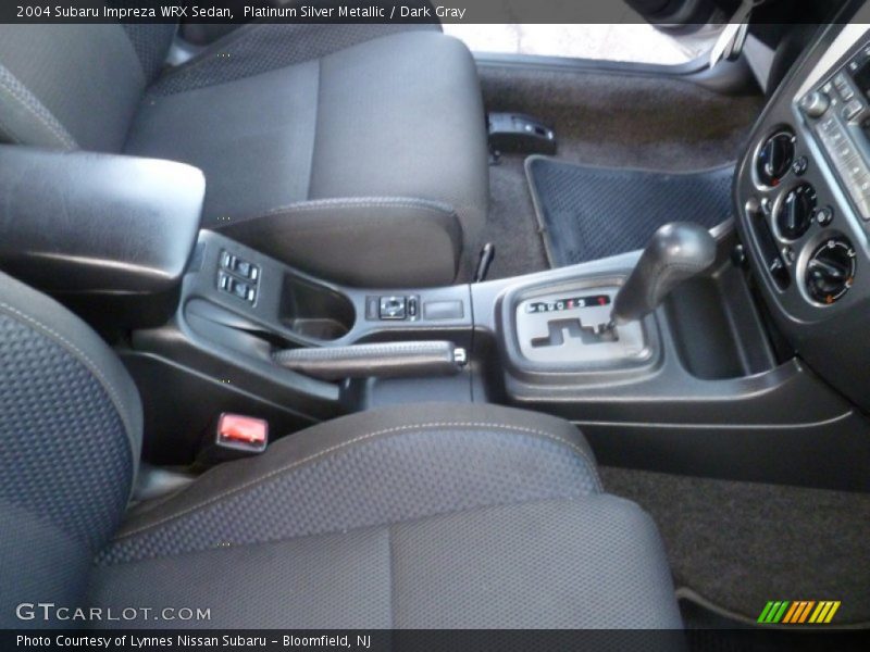 Platinum Silver Metallic / Dark Gray 2004 Subaru Impreza WRX Sedan