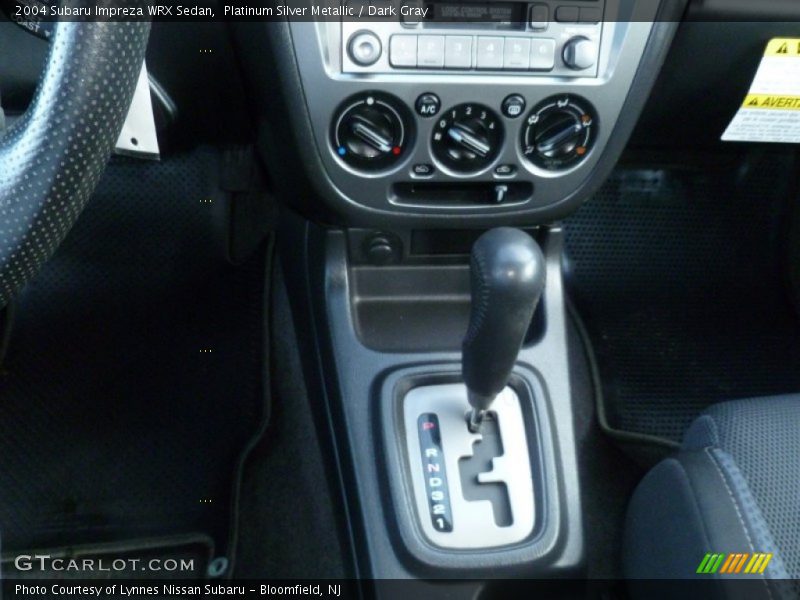 Platinum Silver Metallic / Dark Gray 2004 Subaru Impreza WRX Sedan