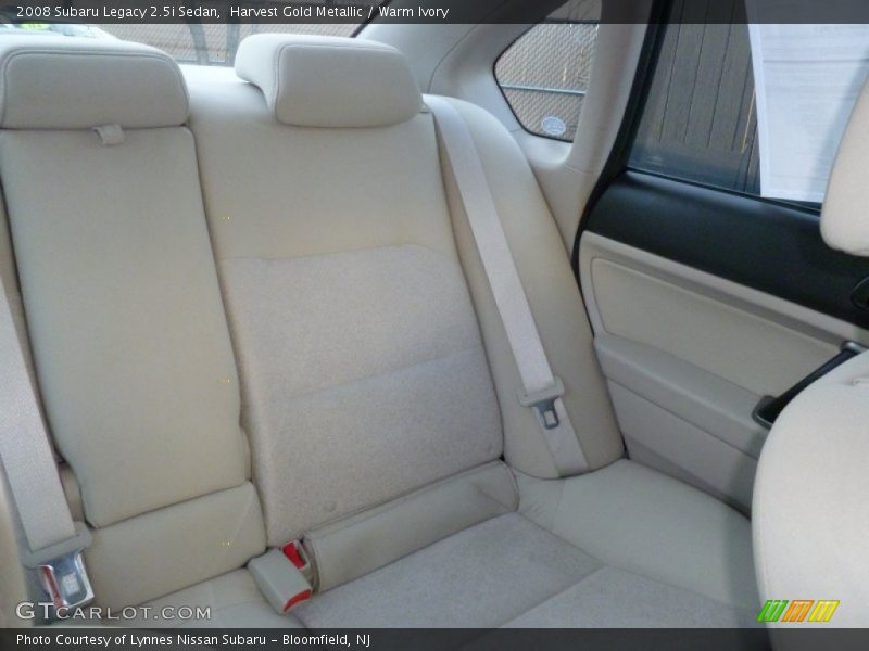 Harvest Gold Metallic / Warm Ivory 2008 Subaru Legacy 2.5i Sedan