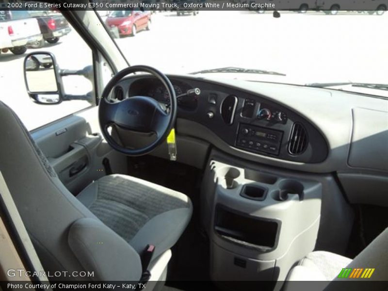 Oxford White / Medium Graphite 2002 Ford E Series Cutaway E350 Commercial Moving Truck