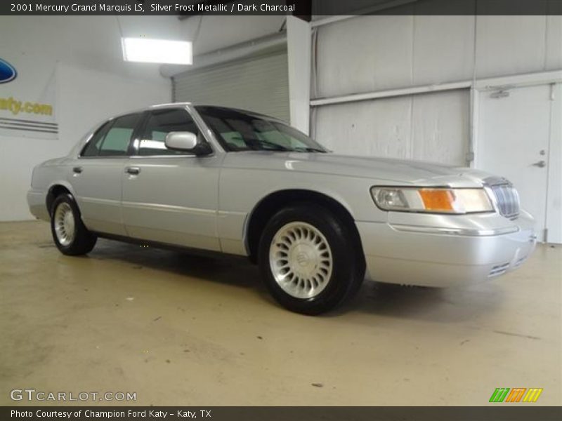 Silver Frost Metallic / Dark Charcoal 2001 Mercury Grand Marquis LS