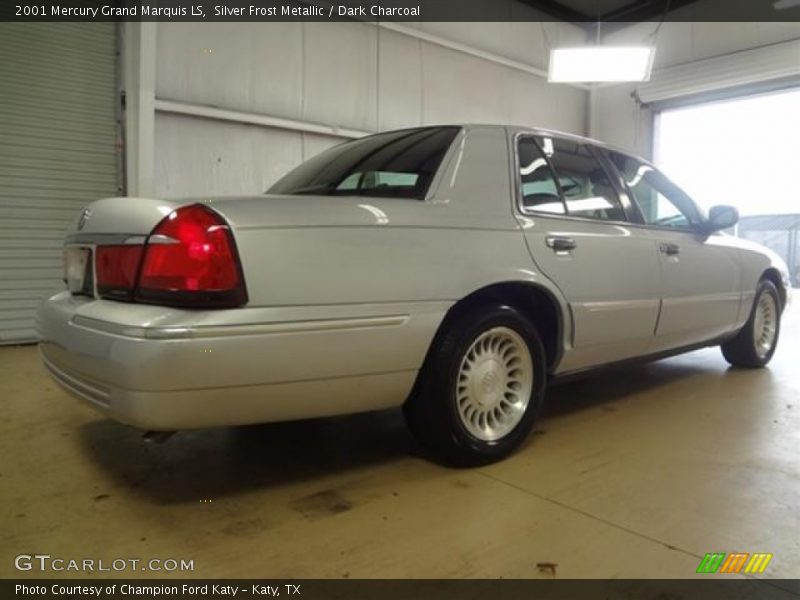 Silver Frost Metallic / Dark Charcoal 2001 Mercury Grand Marquis LS