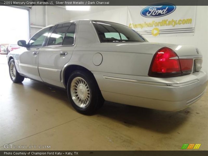 Silver Frost Metallic / Dark Charcoal 2001 Mercury Grand Marquis LS