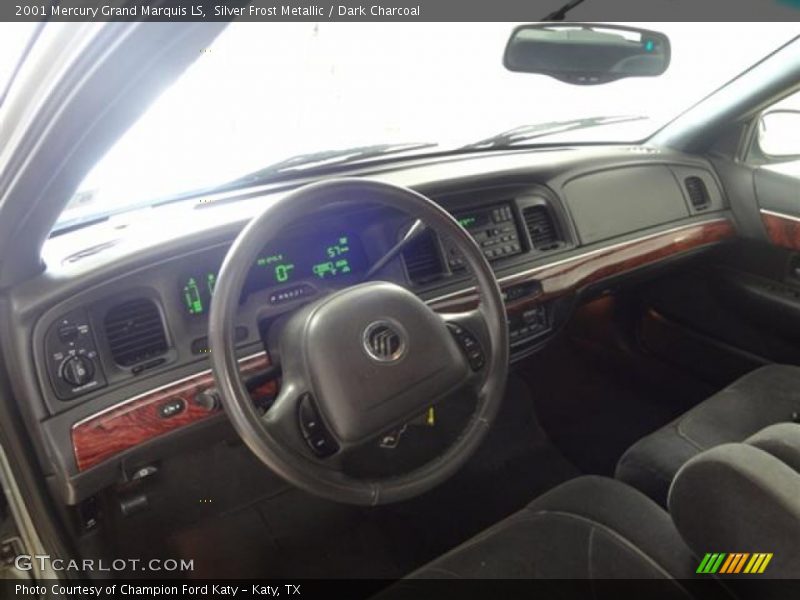 Silver Frost Metallic / Dark Charcoal 2001 Mercury Grand Marquis LS