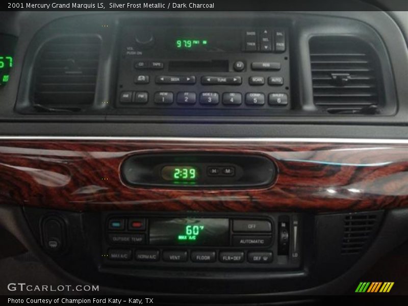 Silver Frost Metallic / Dark Charcoal 2001 Mercury Grand Marquis LS