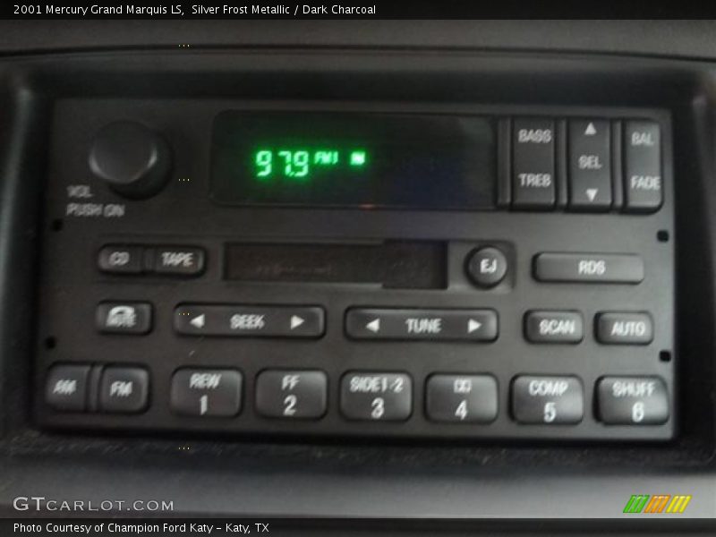 Silver Frost Metallic / Dark Charcoal 2001 Mercury Grand Marquis LS