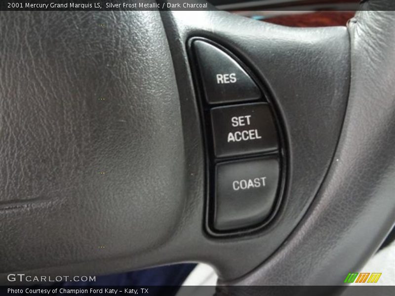 Silver Frost Metallic / Dark Charcoal 2001 Mercury Grand Marquis LS