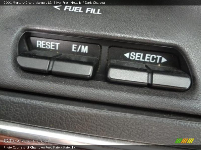 Silver Frost Metallic / Dark Charcoal 2001 Mercury Grand Marquis LS