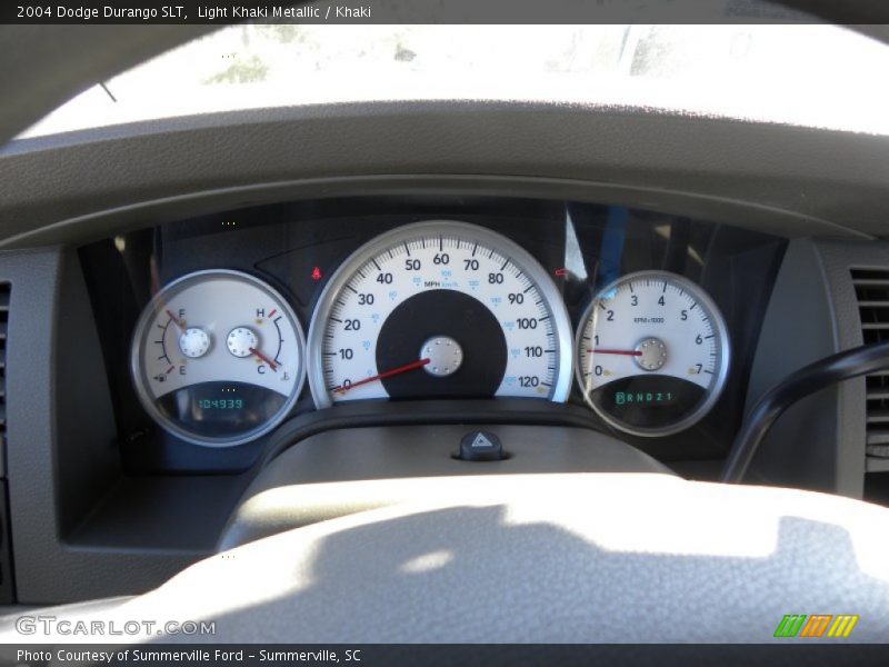 Light Khaki Metallic / Khaki 2004 Dodge Durango SLT