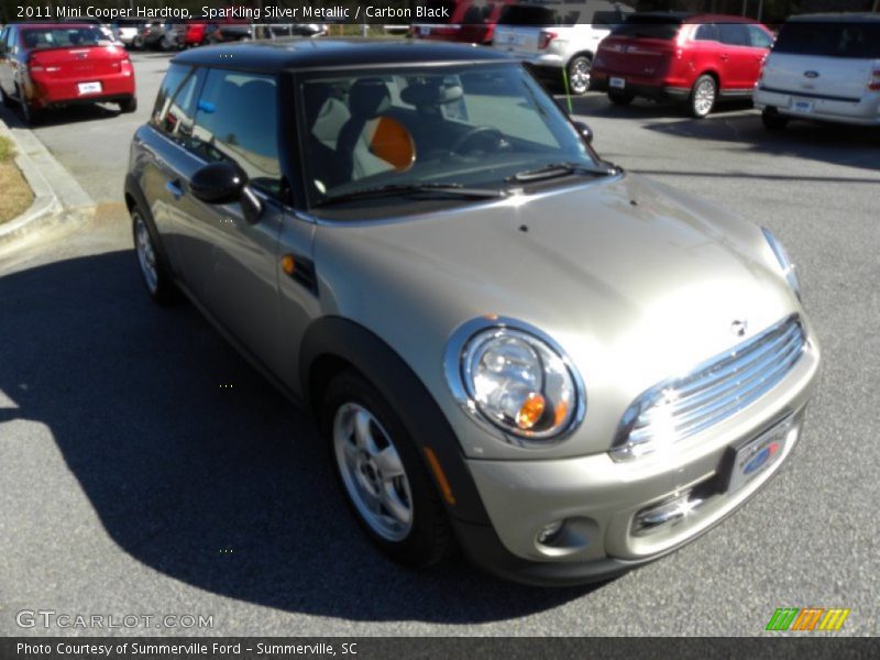 Sparkling Silver Metallic / Carbon Black 2011 Mini Cooper Hardtop