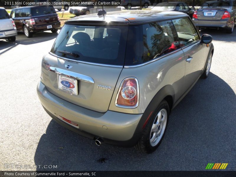 Sparkling Silver Metallic / Carbon Black 2011 Mini Cooper Hardtop