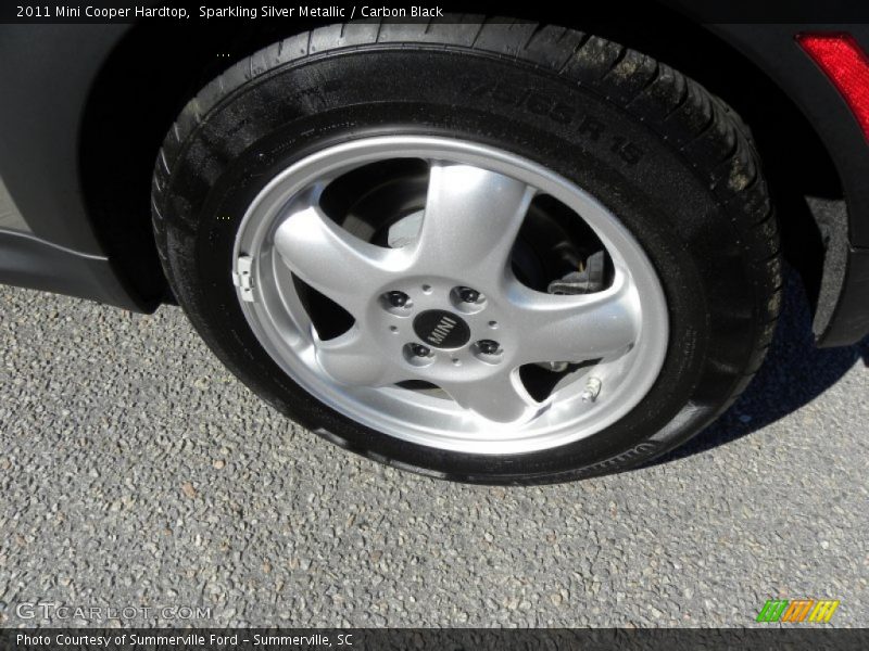 Sparkling Silver Metallic / Carbon Black 2011 Mini Cooper Hardtop