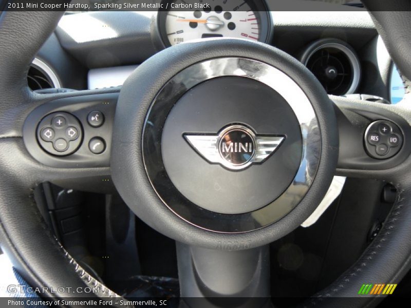 Sparkling Silver Metallic / Carbon Black 2011 Mini Cooper Hardtop