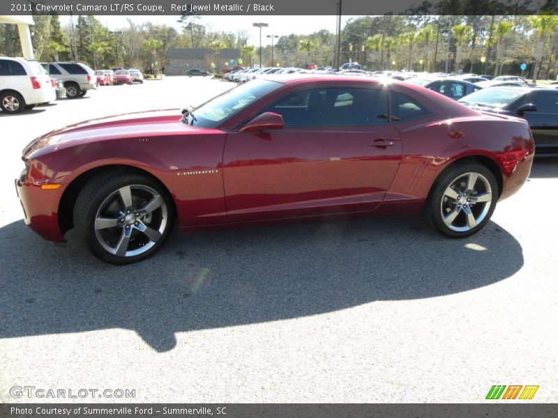 Red Jewel Metallic / Black 2011 Chevrolet Camaro LT/RS Coupe