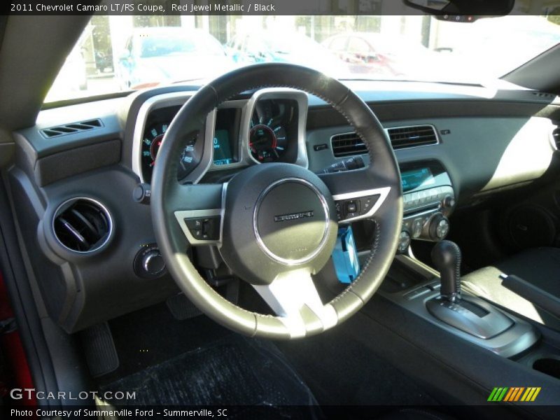 Red Jewel Metallic / Black 2011 Chevrolet Camaro LT/RS Coupe