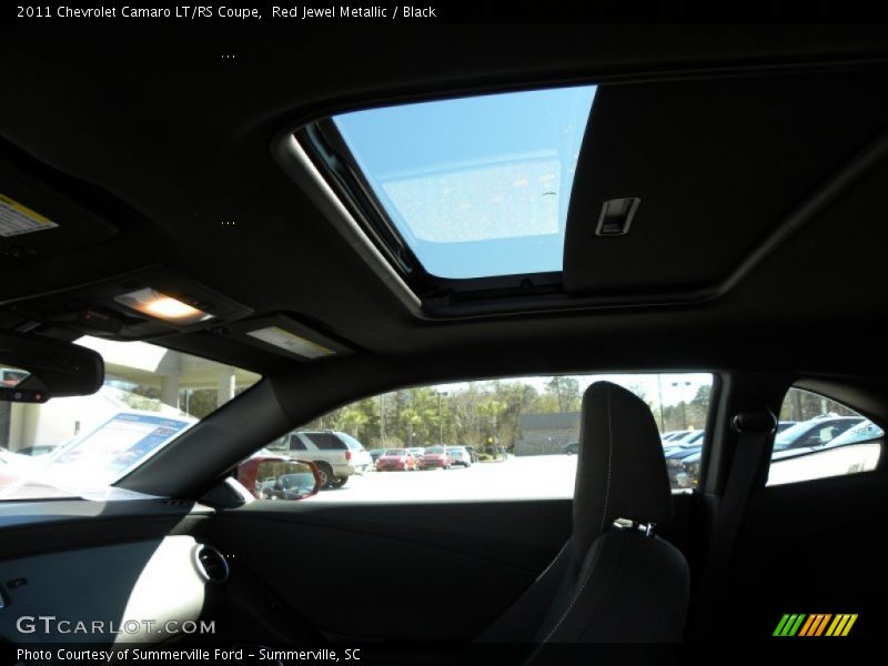 Red Jewel Metallic / Black 2011 Chevrolet Camaro LT/RS Coupe
