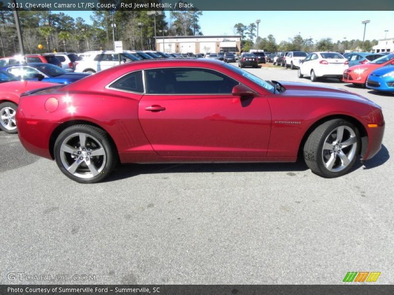 Red Jewel Metallic / Black 2011 Chevrolet Camaro LT/RS Coupe