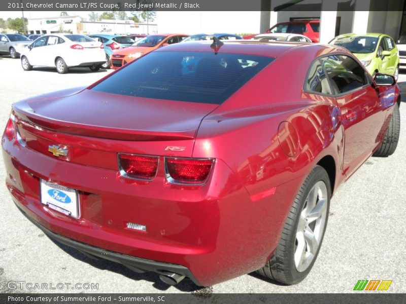 Red Jewel Metallic / Black 2011 Chevrolet Camaro LT/RS Coupe