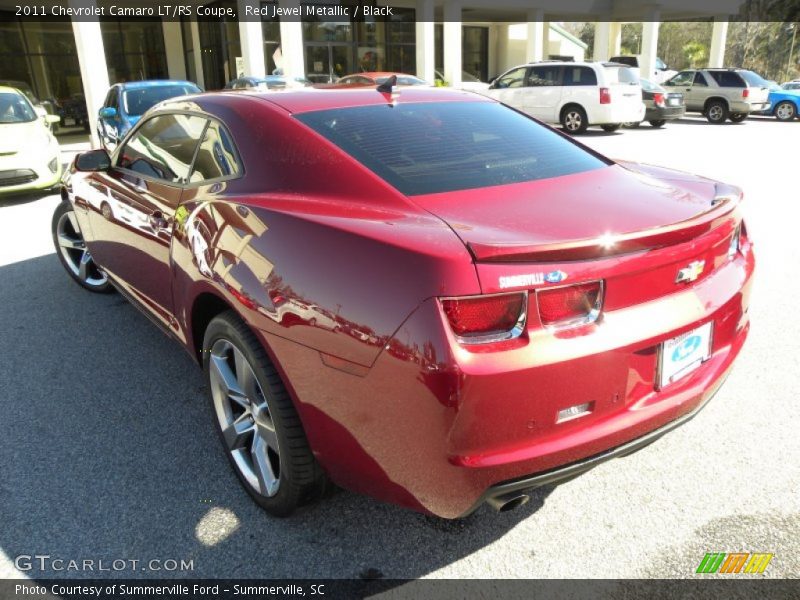 Red Jewel Metallic / Black 2011 Chevrolet Camaro LT/RS Coupe