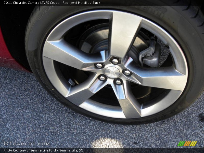 Red Jewel Metallic / Black 2011 Chevrolet Camaro LT/RS Coupe