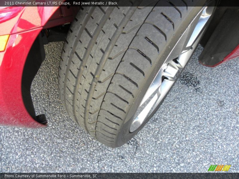 Red Jewel Metallic / Black 2011 Chevrolet Camaro LT/RS Coupe