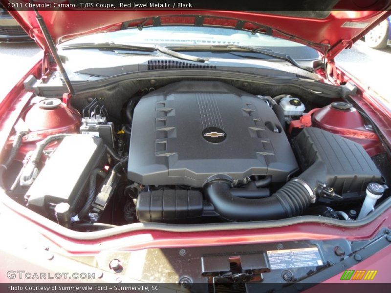 Red Jewel Metallic / Black 2011 Chevrolet Camaro LT/RS Coupe