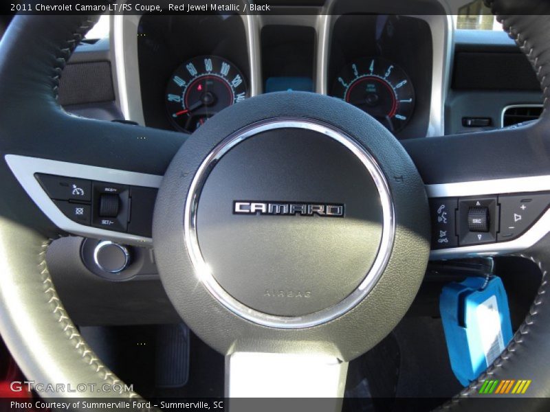 Red Jewel Metallic / Black 2011 Chevrolet Camaro LT/RS Coupe