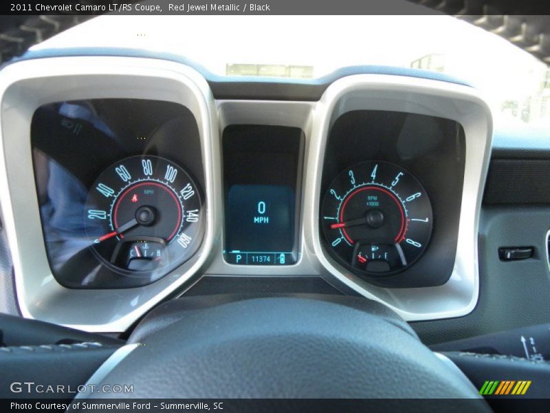 Red Jewel Metallic / Black 2011 Chevrolet Camaro LT/RS Coupe