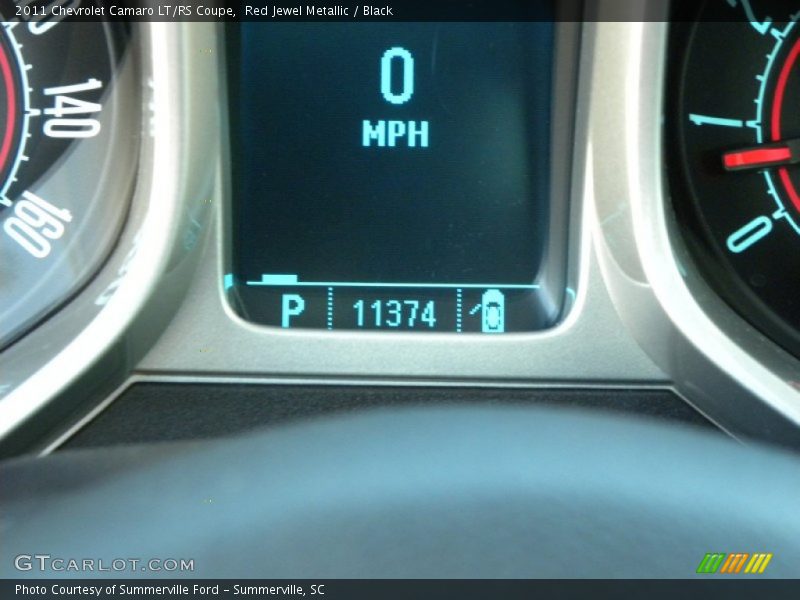 Red Jewel Metallic / Black 2011 Chevrolet Camaro LT/RS Coupe