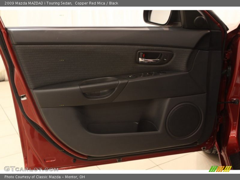 Copper Red Mica / Black 2009 Mazda MAZDA3 i Touring Sedan