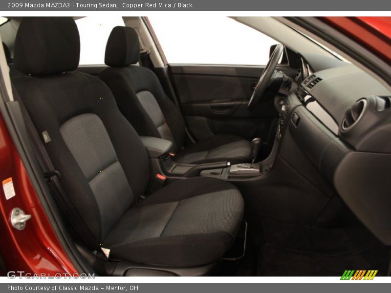 Copper Red Mica / Black 2009 Mazda MAZDA3 i Touring Sedan
