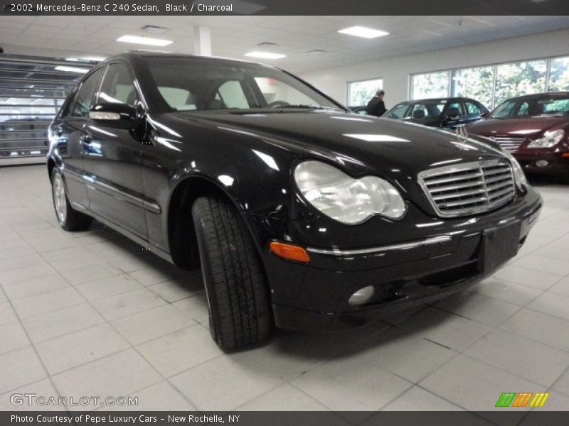 Black / Charcoal 2002 Mercedes-Benz C 240 Sedan