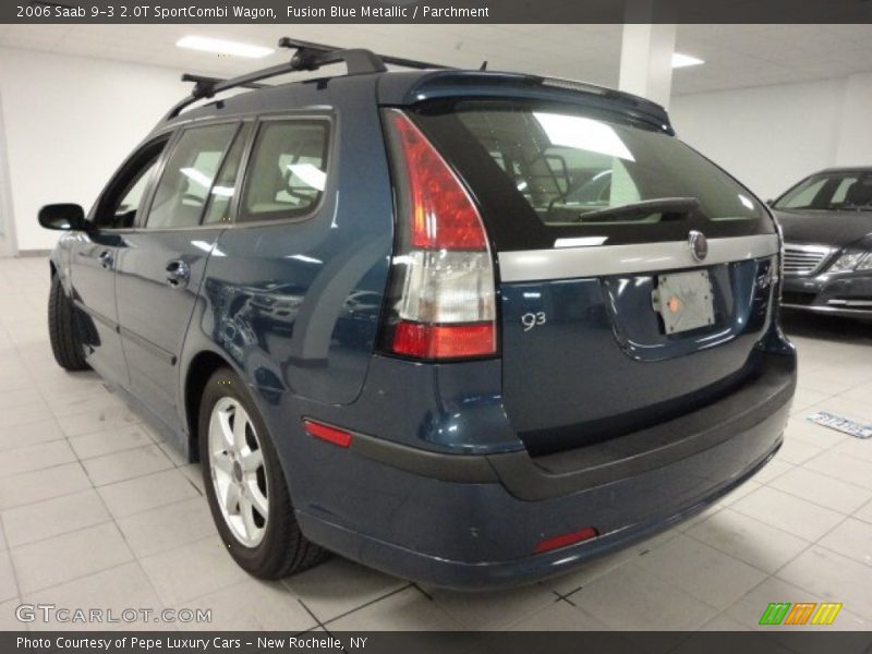 Fusion Blue Metallic / Parchment 2006 Saab 9-3 2.0T SportCombi Wagon