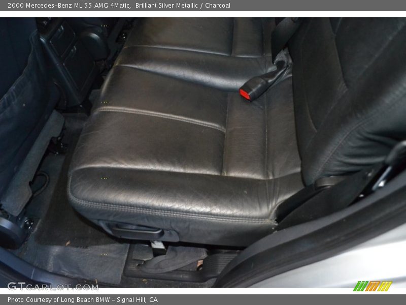 Brilliant Silver Metallic / Charcoal 2000 Mercedes-Benz ML 55 AMG 4Matic