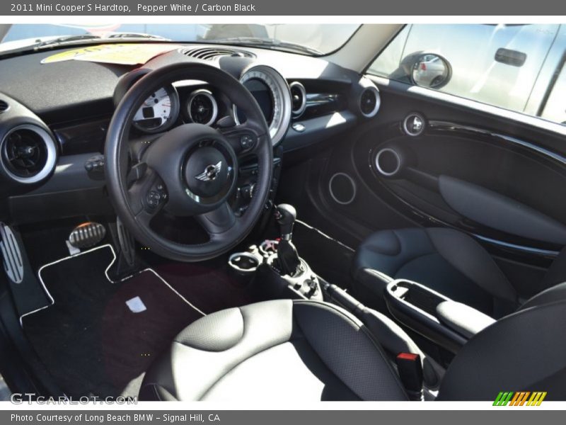 Pepper White / Carbon Black 2011 Mini Cooper S Hardtop