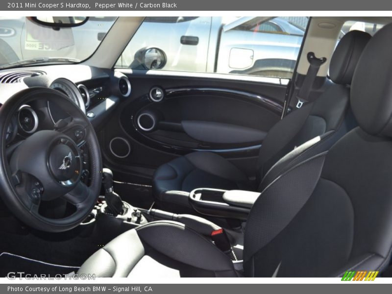 Pepper White / Carbon Black 2011 Mini Cooper S Hardtop