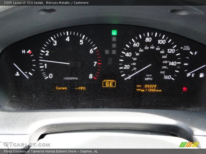 Mercury Metallic / Cashmere 2005 Lexus LS 430 Sedan