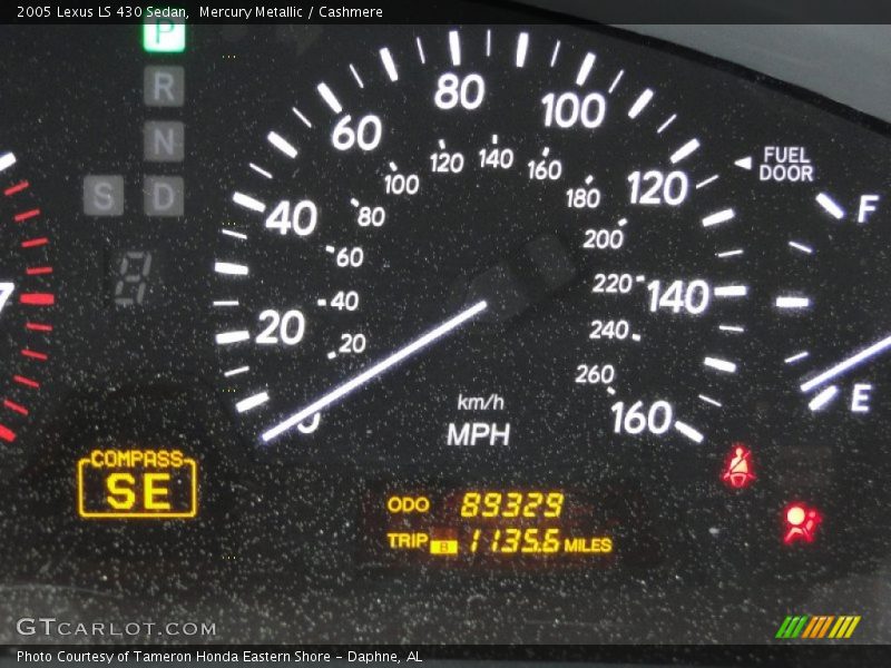 Mercury Metallic / Cashmere 2005 Lexus LS 430 Sedan