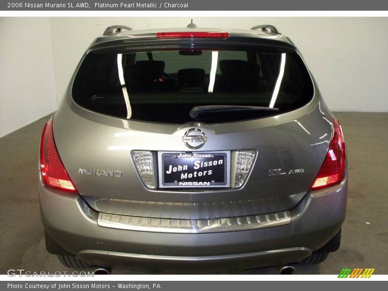Platinum Pearl Metallic / Charcoal 2006 Nissan Murano SL AWD