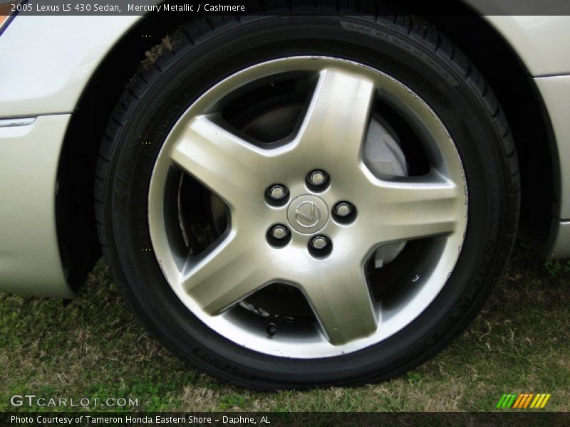 Mercury Metallic / Cashmere 2005 Lexus LS 430 Sedan