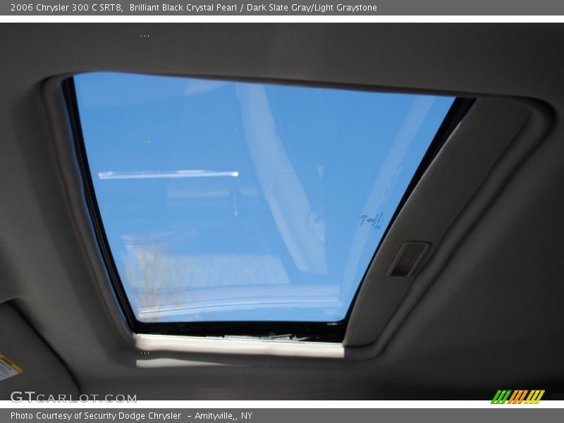 Brilliant Black Crystal Pearl / Dark Slate Gray/Light Graystone 2006 Chrysler 300 C SRT8