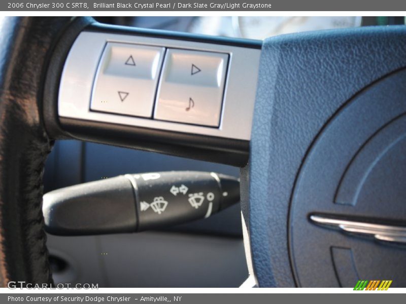 Brilliant Black Crystal Pearl / Dark Slate Gray/Light Graystone 2006 Chrysler 300 C SRT8