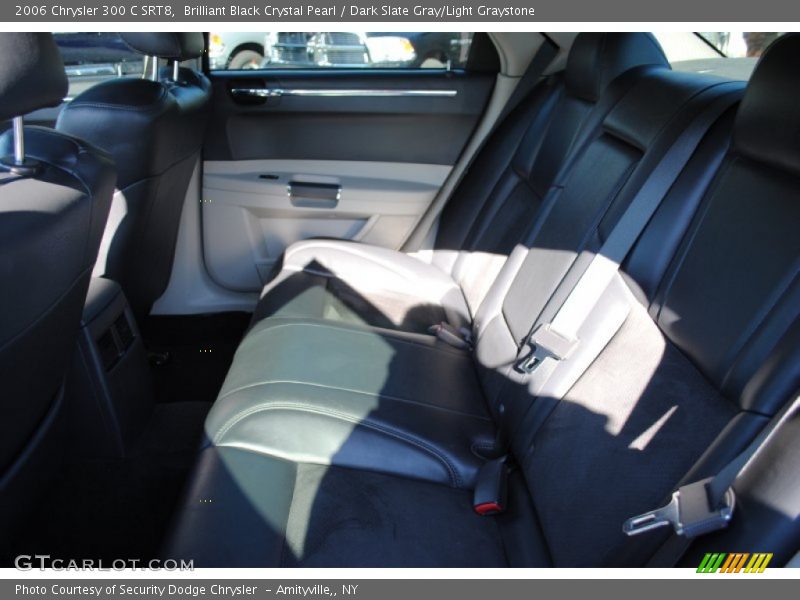 Brilliant Black Crystal Pearl / Dark Slate Gray/Light Graystone 2006 Chrysler 300 C SRT8
